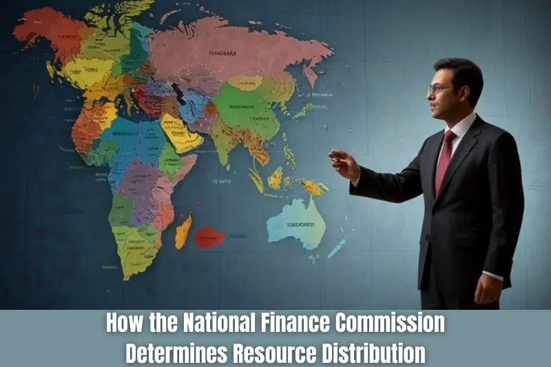 how the national finance commission determines resource distribution