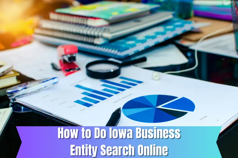 how to do iowa business entity search online