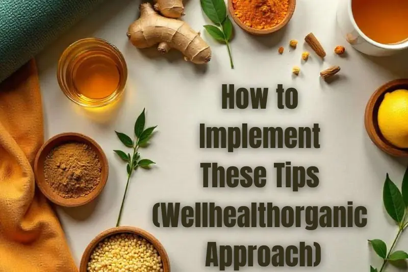 how to implement these tips (wellhealthorganic approach)
