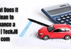 what does it mean to finance a car