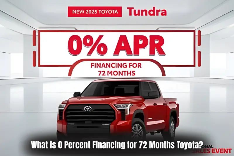 what is 0 percent financing for 72 months toyota